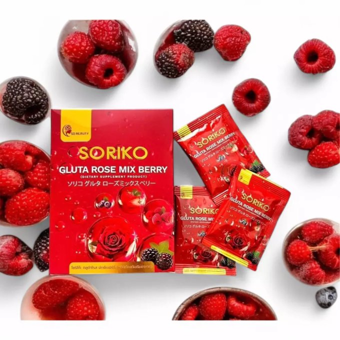 Mélange SORIKO GLUTA ROSE Berry