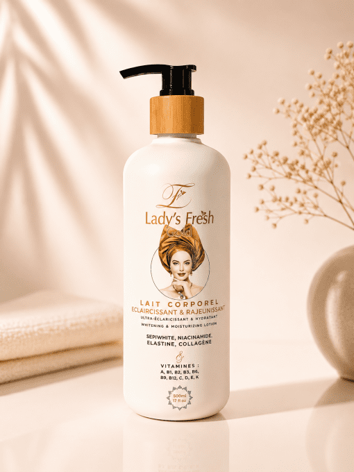 LADY'S FRESH DIAMOND – Lait Corporel Éclaircissant & Hydratant 