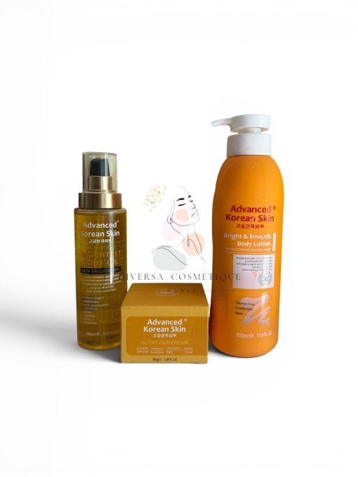 Advanced Korean Skin – Gamme Complète Éclat & Teint Uniforme