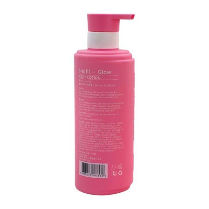 Lait corporel Aqua Rich à l'extrait de réglisse et de racine de mûrier – 500 ml