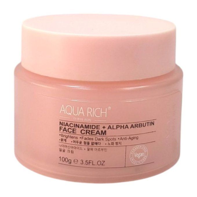 Aqua Rich Niacinamide and Alpha Arbutin Face Cream – 100g