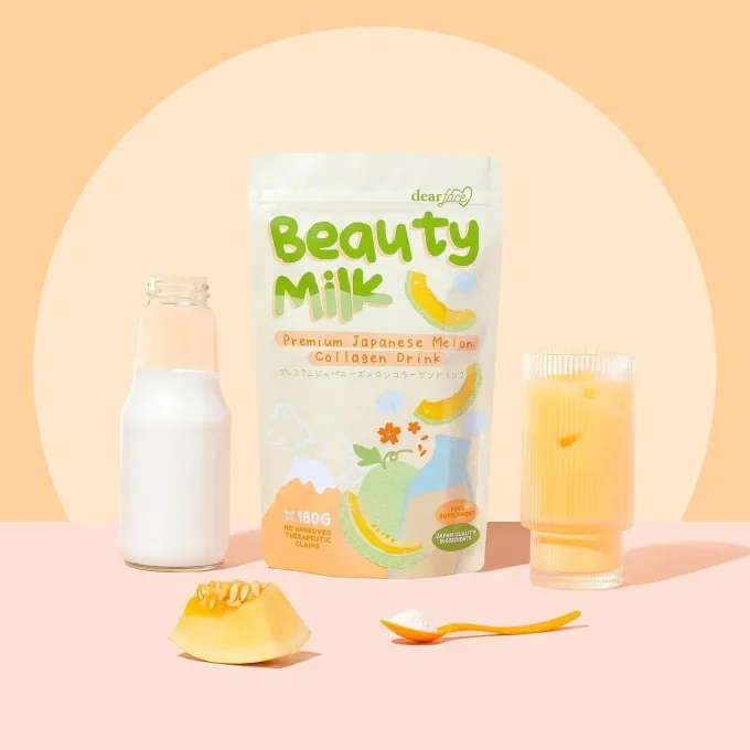 DEAR FACE – BEAUTY MILK MELON PREMIUM 180g