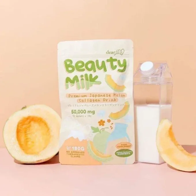 DEAR FACE – BEAUTY MILK MELON PREMIUM 180g