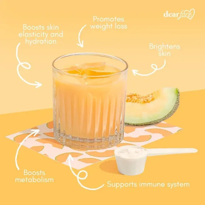 DEAR FACE – BEAUTY MILK MELON PREMIUM 180g