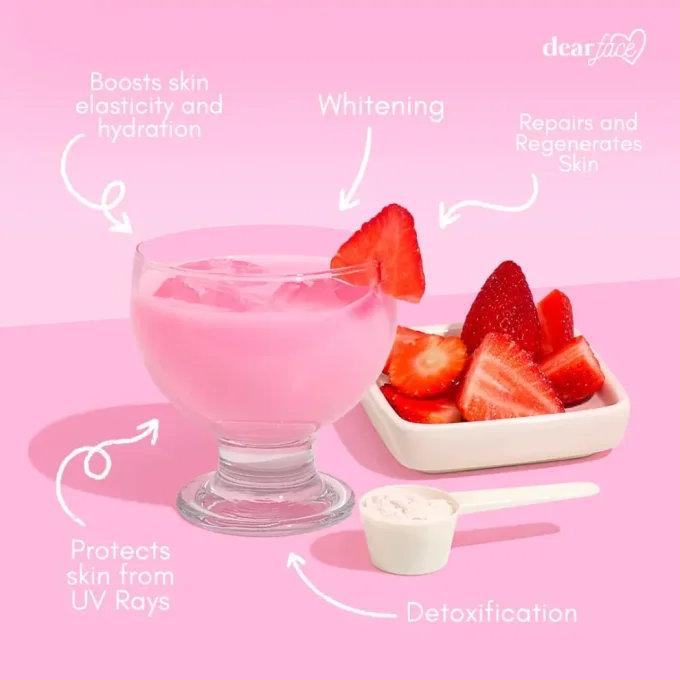 DEAR FACE BEAUTY MILK STRAWBERRY