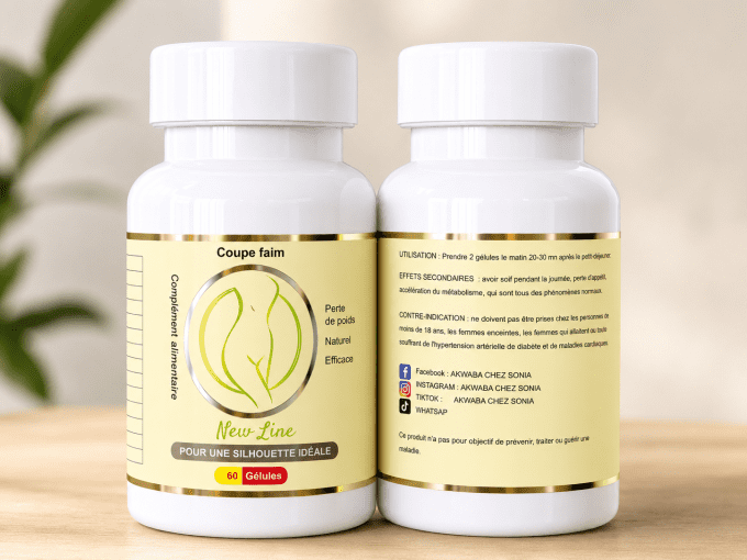 New Line – Coupe-Faim Naturel Complément alimentaire – 60 gélules