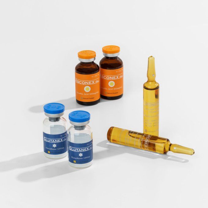 Glutanex IV Set – Glutathion + Vitamine C + Acide Thioctique