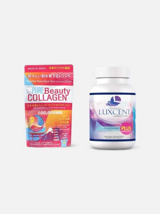 Duo Luxcent L-glutathion + Pure Beauty Collagen