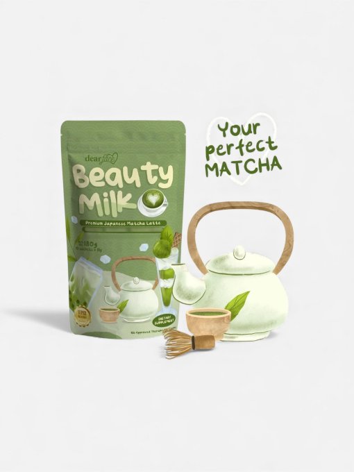 DEAR FACE BEAUTY MILK MATCHA