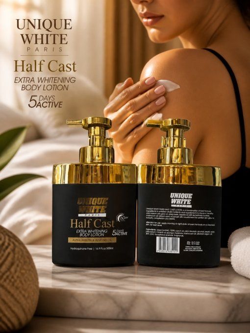 UNIQUE WHITE PARIS – Half Cast Lait Corps 500 ml