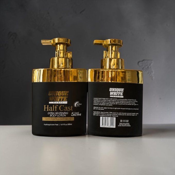UNIQUE WHITE PARIS – Half Cast Lait Corps 500 ml