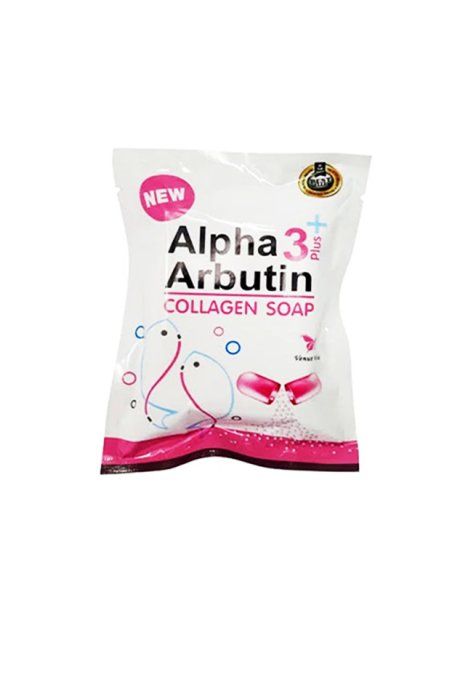 ALPHA 3 PLUS SAVON ÉCLAIRCISSANT À L’ARBUTINE, COLLAGÈNE &amp; VITAMINE C